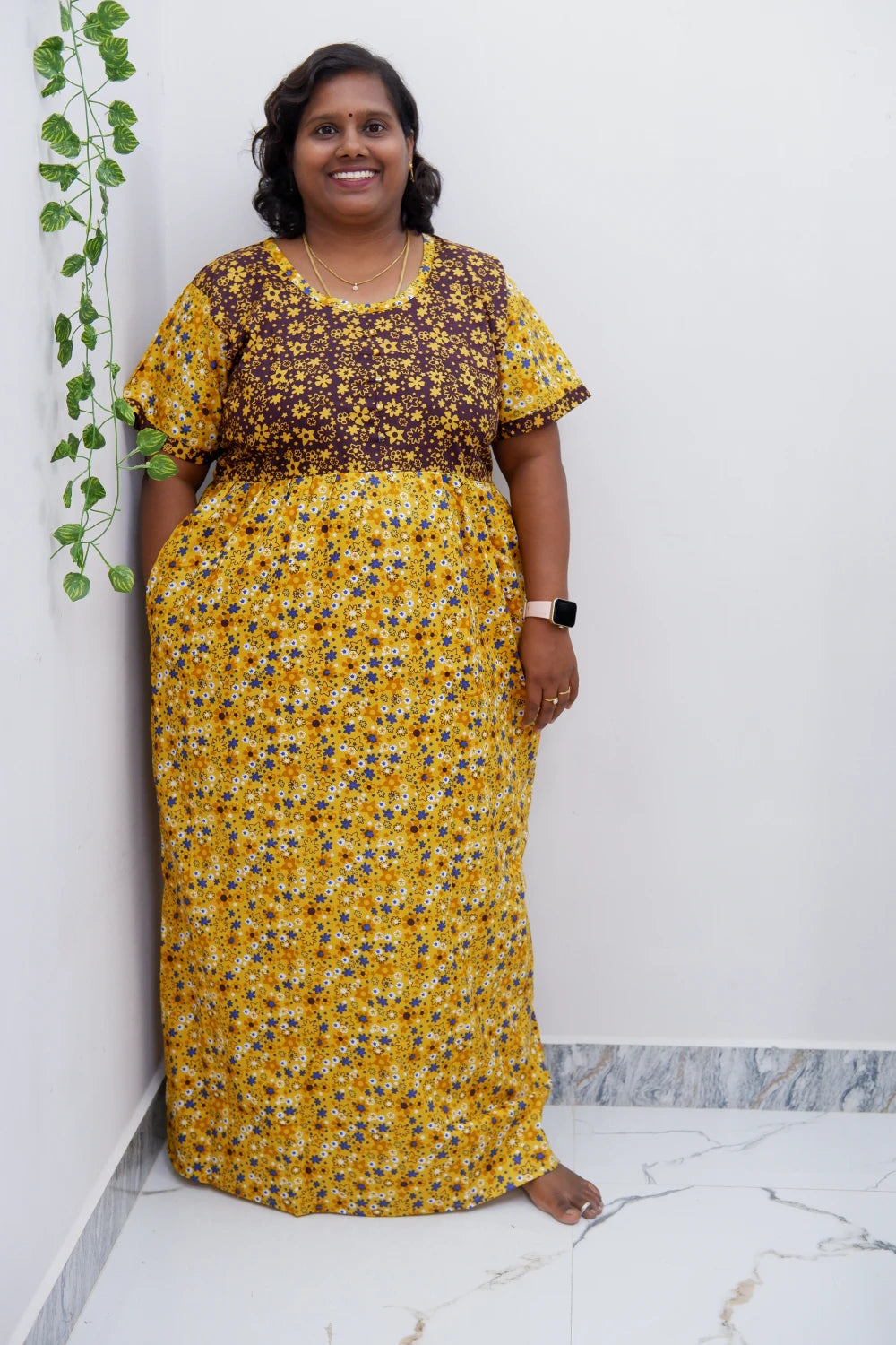 Lightweight Frock Style Cotton Nighty