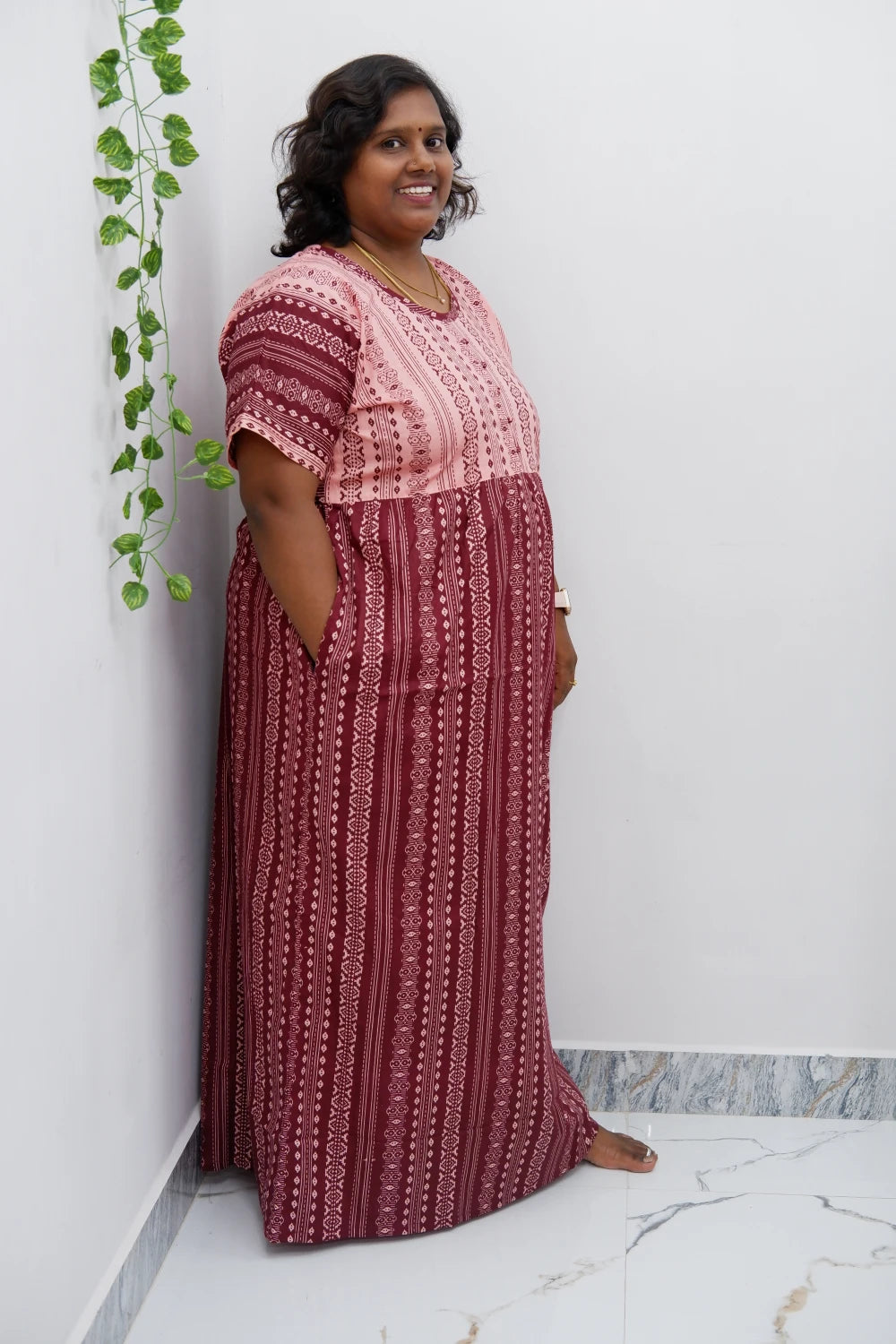 Lightweight Frock Style Cotton Nighty