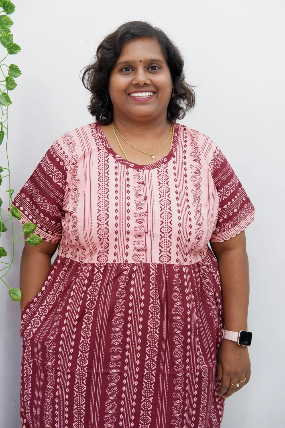Lightweight Frock Style Cotton Nighty