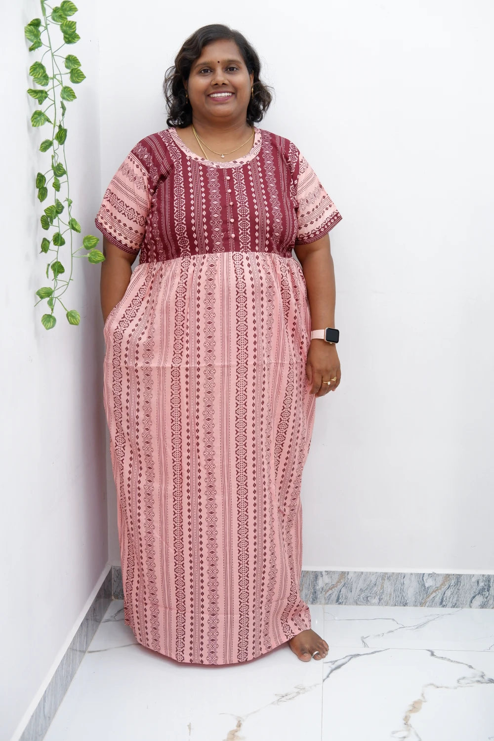Lightweight Frock Style Cotton Nighty
