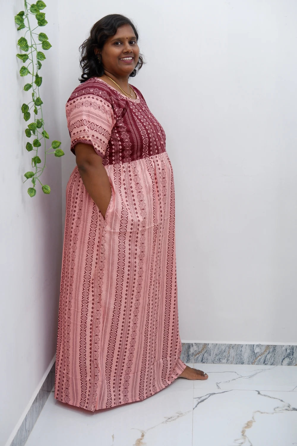 Lightweight Frock Style Cotton Nighty