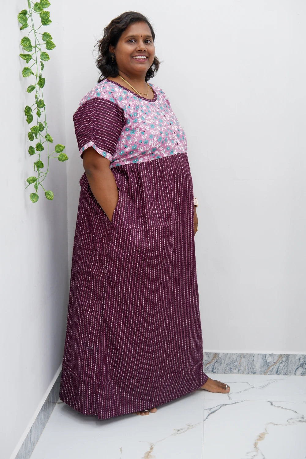 Lightweight Frock Style Cotton Nighty