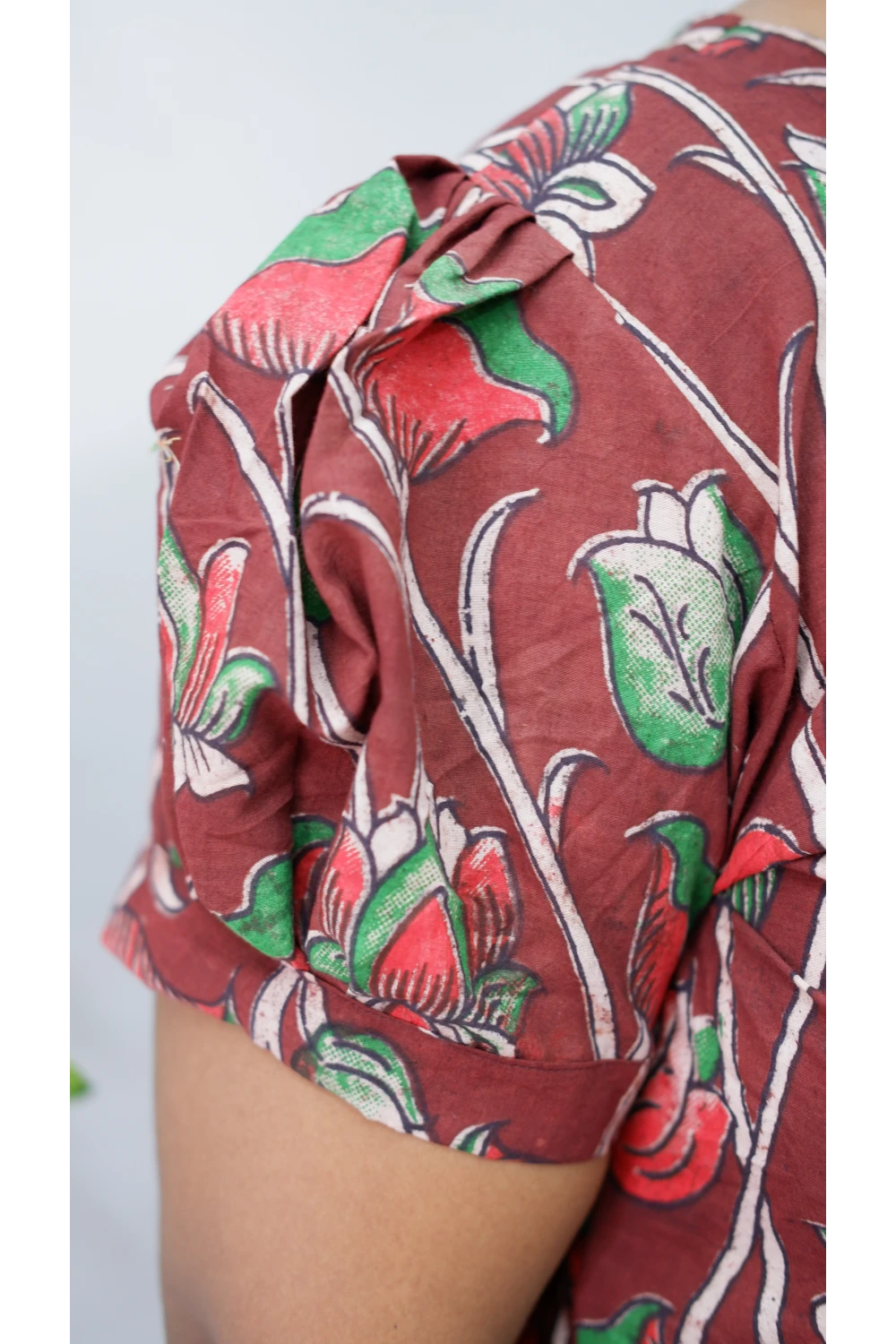 Kalamkari Printed Midi Kurti – Stylish Frock Design for Women