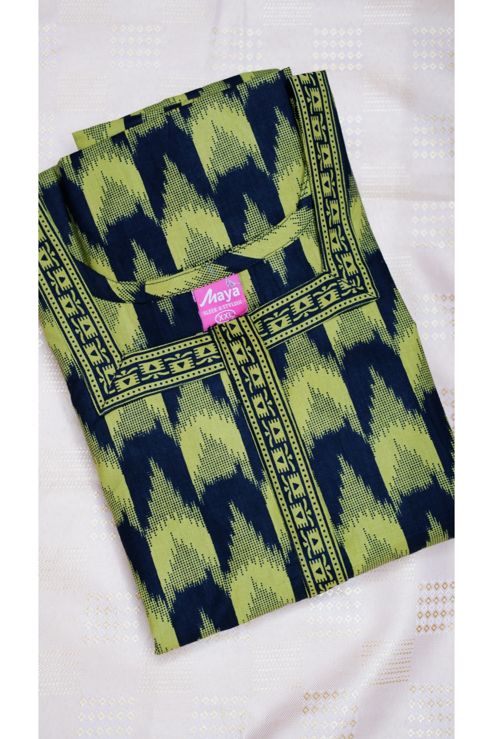 Classic 3/4 Sleeve Nighty – Premium Jyothi Cotton for Women