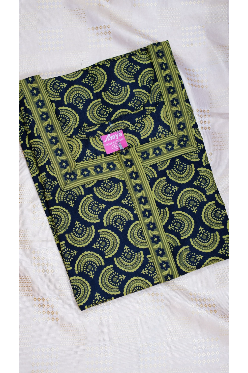 Classic 3/4 Sleeve Nighty – Premium Jyothi Cotton for Women