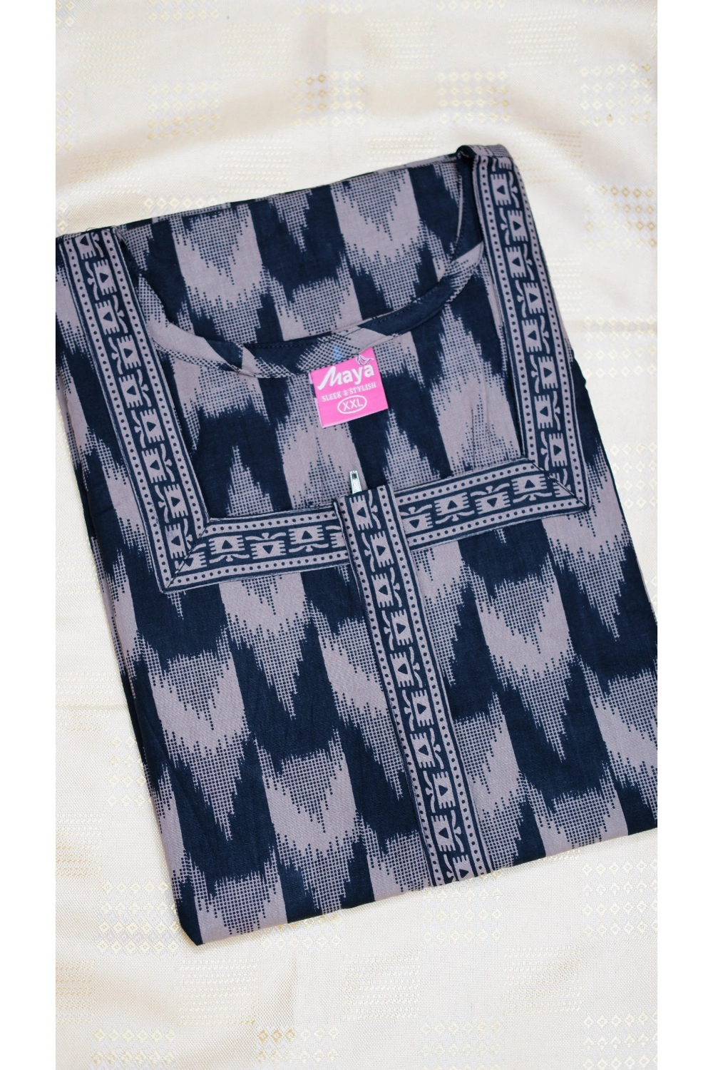 Classic 3/4 Sleeve Nighty – Premium Jyothi Cotton for Women