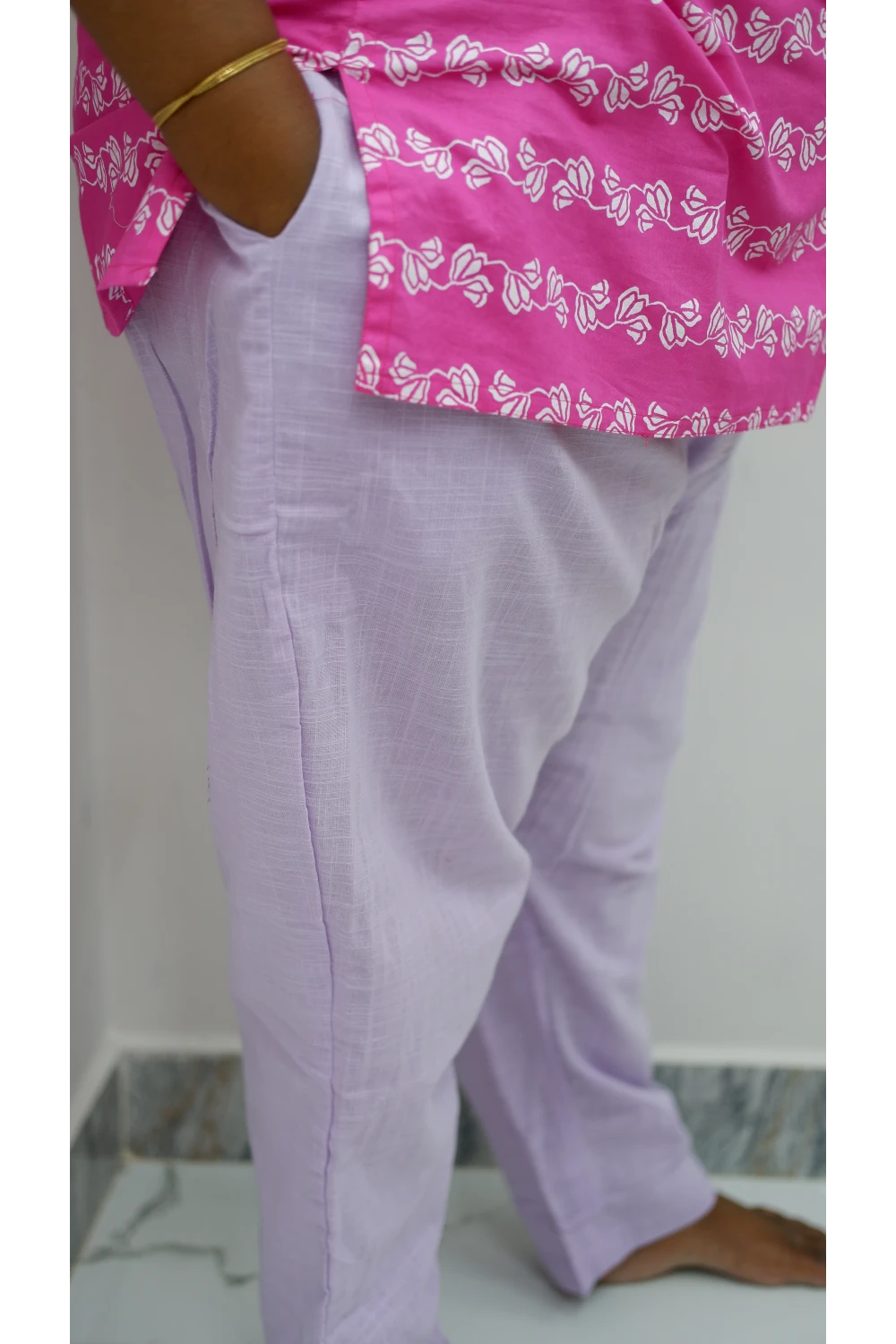 Solid Cotton Straight Pant – Easy & Relaxed Fit