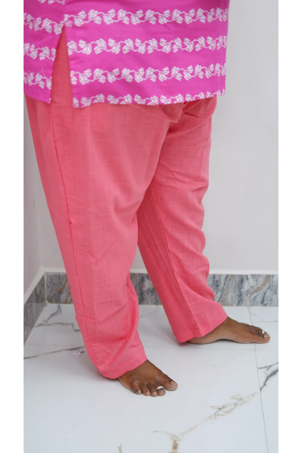 Solid Cotton Straight Pant – Easy & Relaxed Fit