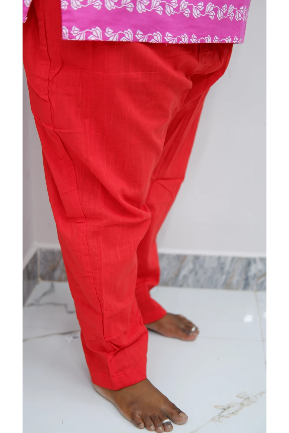 Solid Cotton Straight Pant – Easy & Relaxed Fit