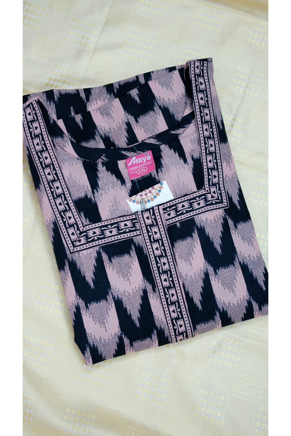 Classic 3/4 Sleeve Nighty – Premium Jyothi Cotton for Women