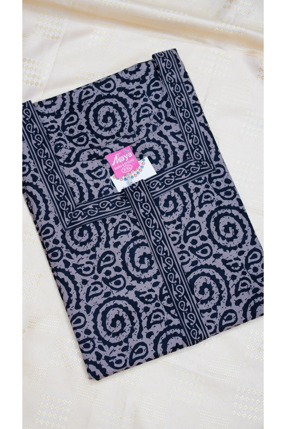 Classic 3/4 Sleeve Nighty – Premium Jyothi Cotton for Women