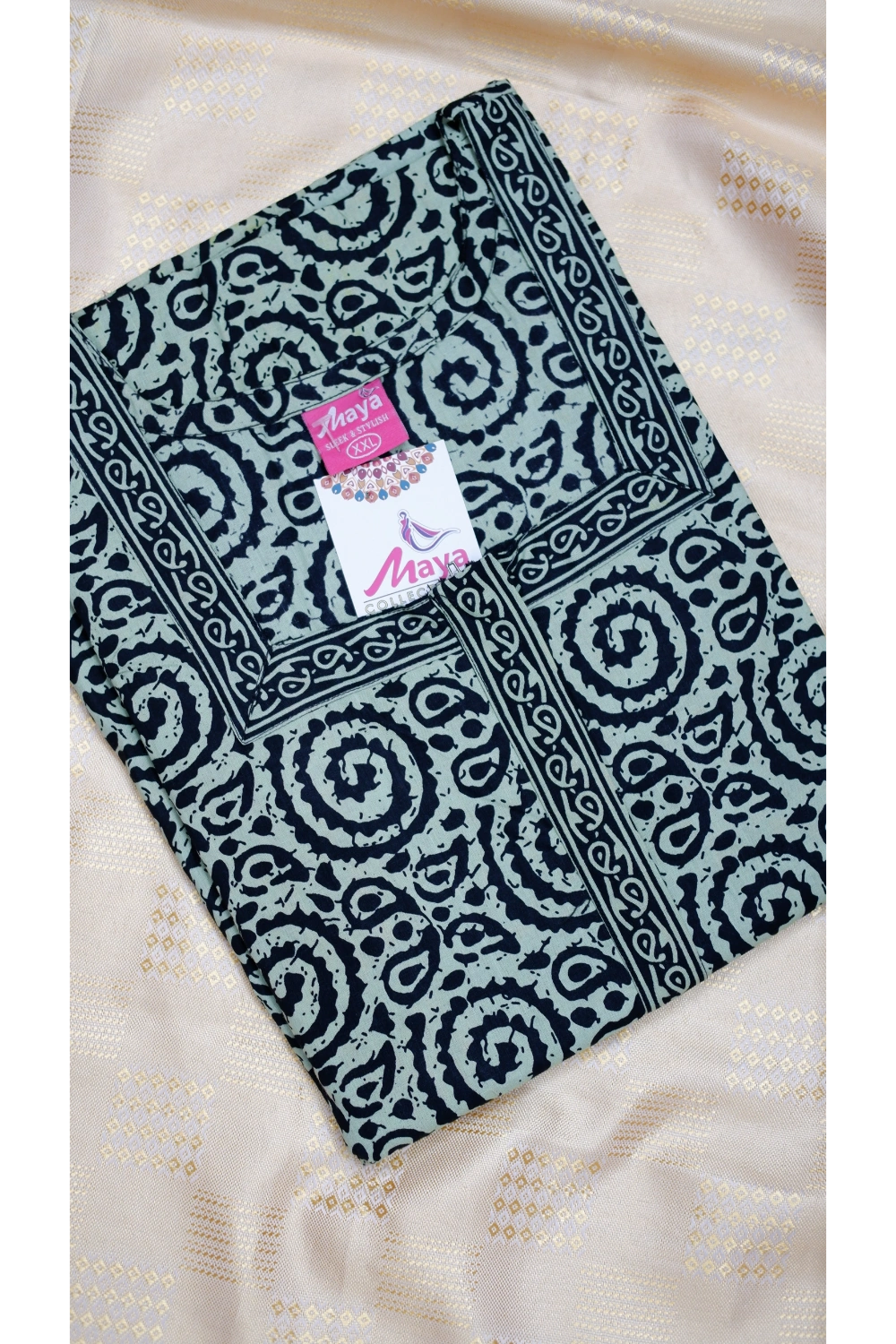 Classic 3/4 Sleeve Nighty – Premium Jyothi Cotton for Women