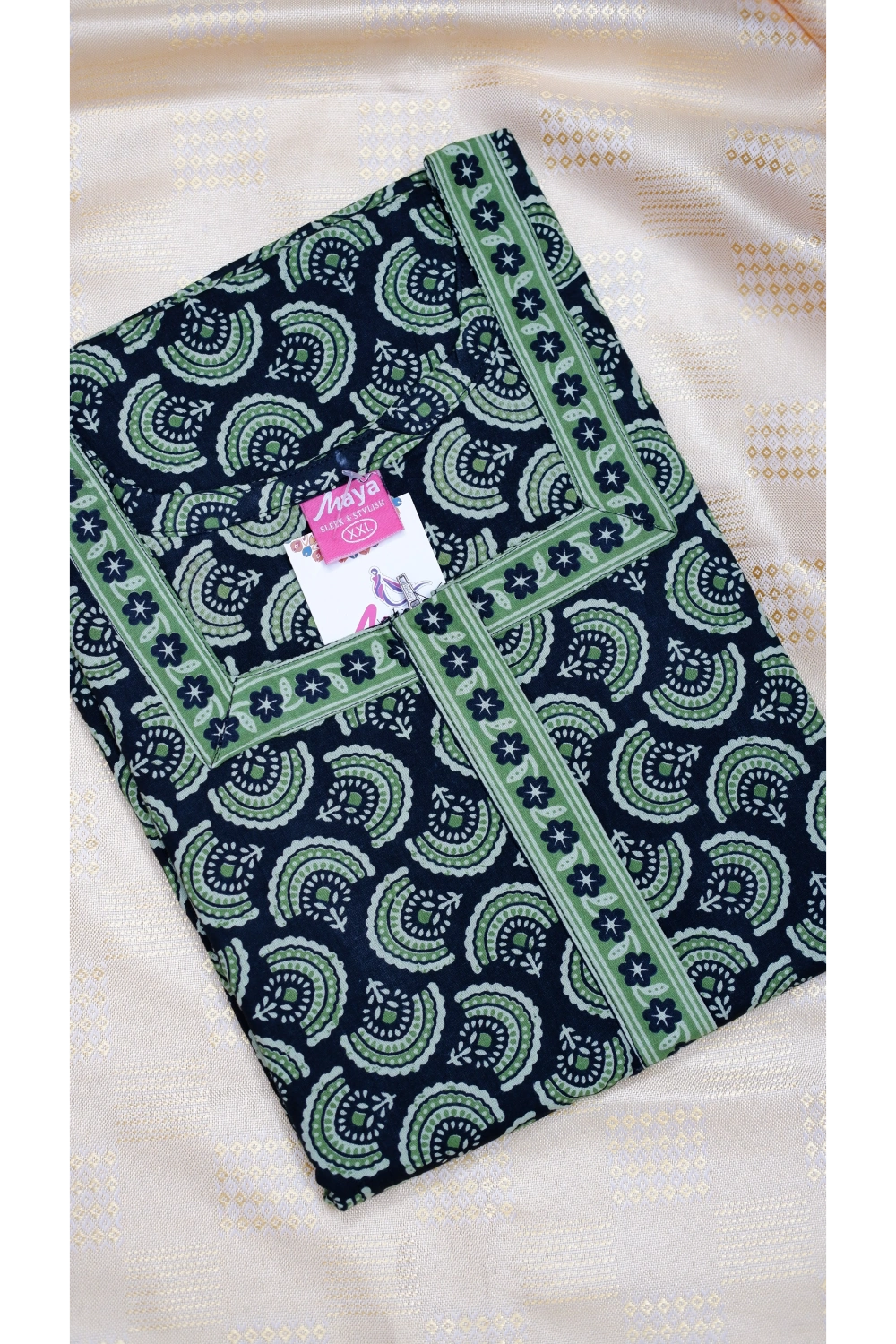 Classic 3/4 Sleeve Nighty – Premium Jyothi Cotton for Women