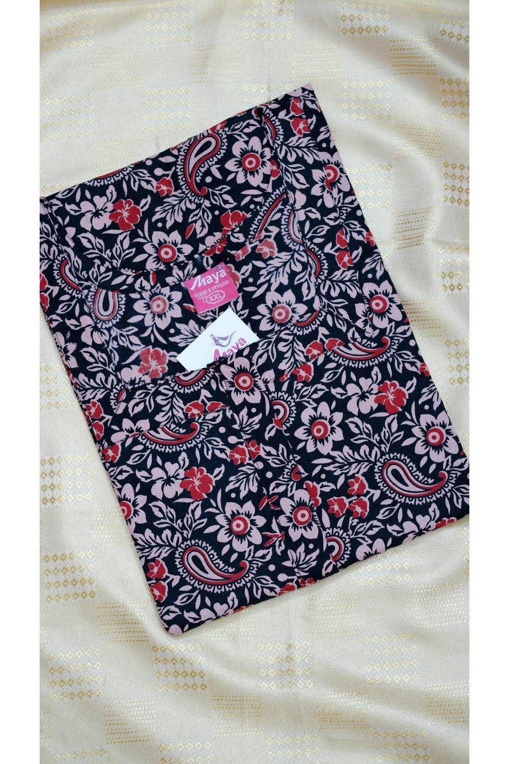 Classic 3/4 Sleeve Nighty – Premium Jyothi Cotton for Women