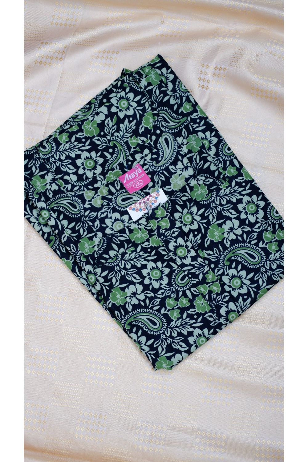 Classic 3/4 Sleeve Nighty – Premium Jyothi Cotton for Women