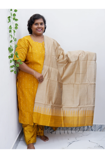 Luxe Salwar Suit with Shawl – Casual & Festive Wear