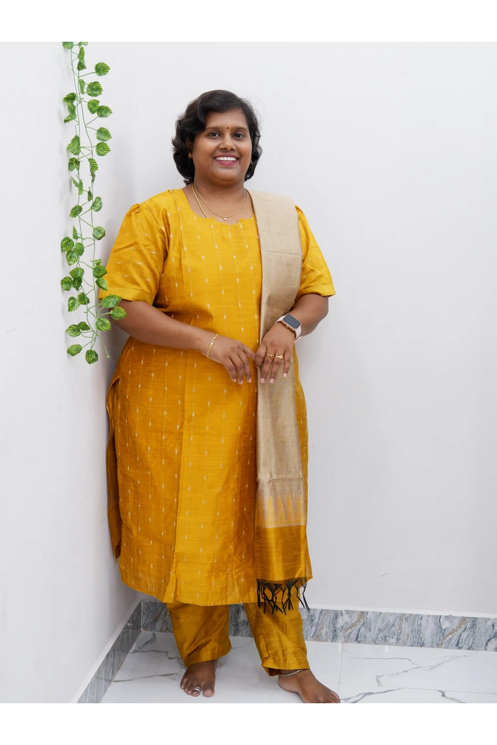 Luxe Salwar Suit with Shawl – Casual & Festive Wear