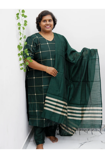 Luxe Salwar Suit with Shawl – Casual & Festive Wear