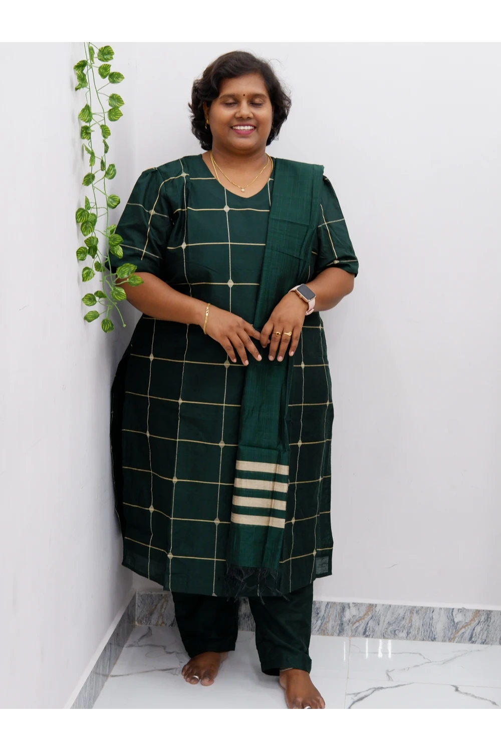 Luxe Salwar Suit with Shawl – Casual & Festive Wear