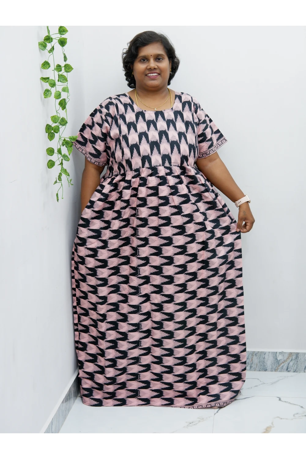 Comfort Fit Maternity Nighty – Side Zip Design