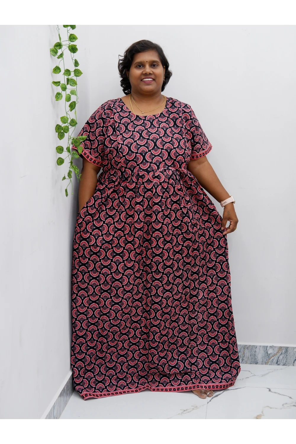 Comfort Fit Maternity Nighty – Side Zip Design