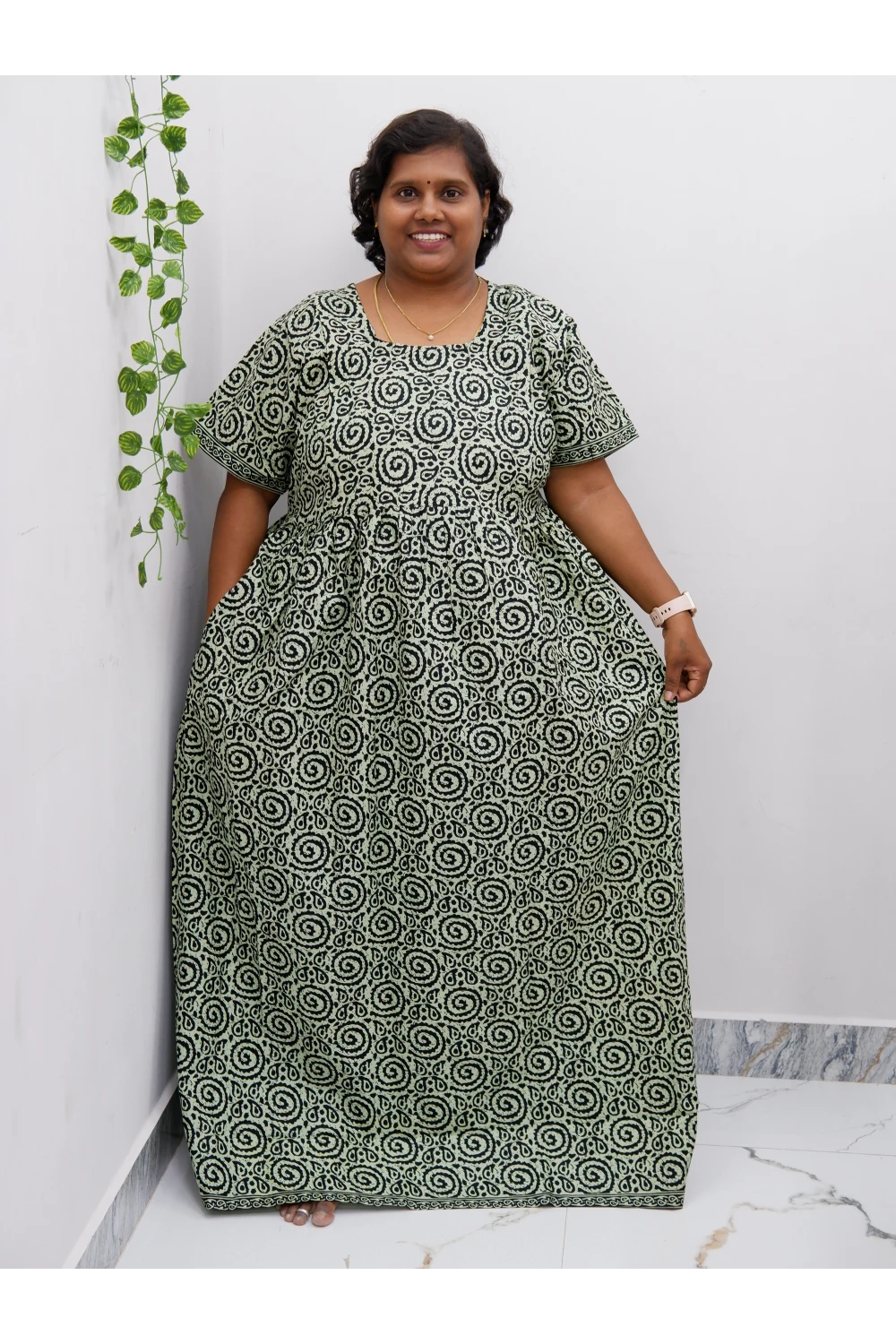 Comfort Fit Maternity Nighty – Side Zip Design