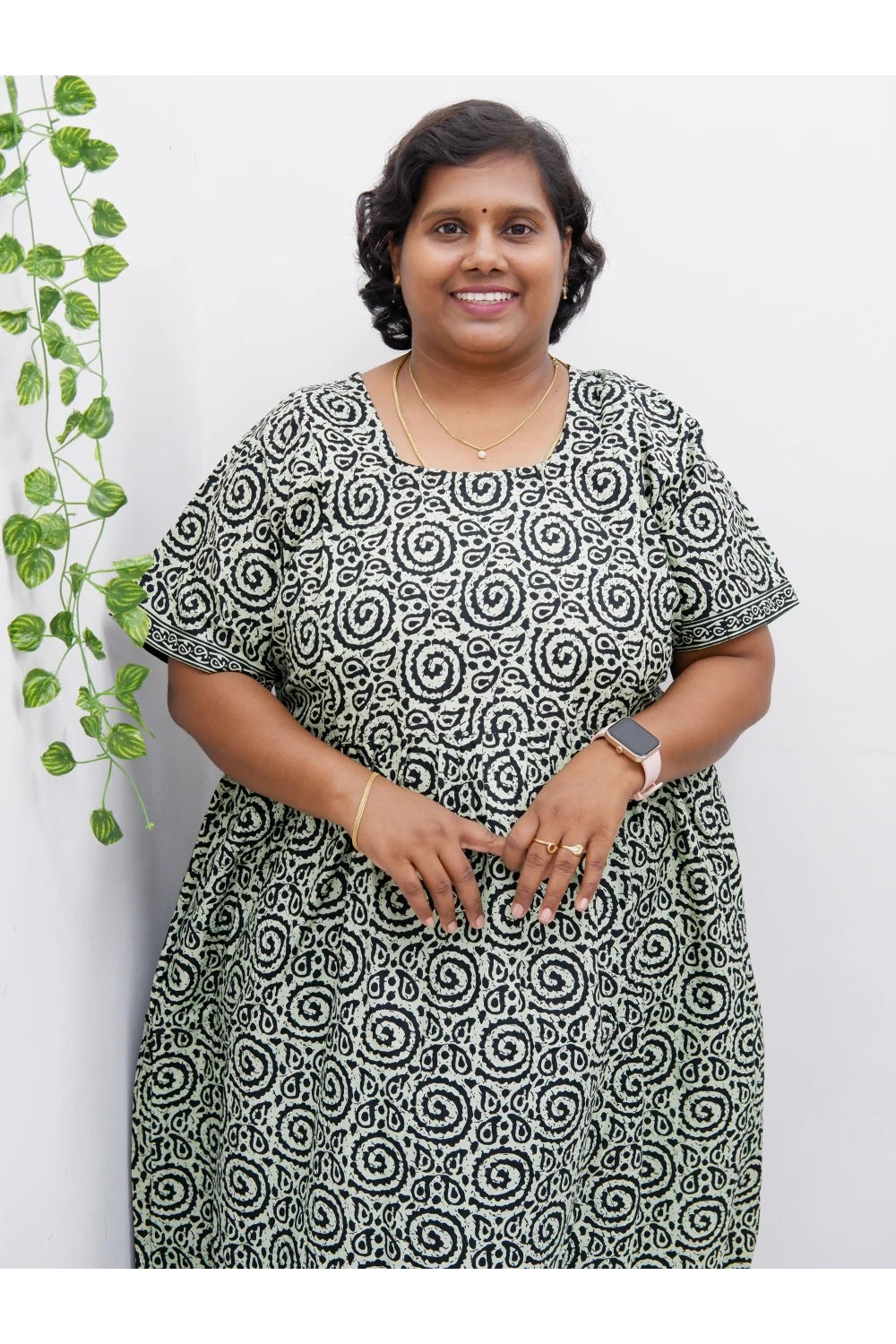 Comfort Fit Maternity Nighty – Side Zip Design