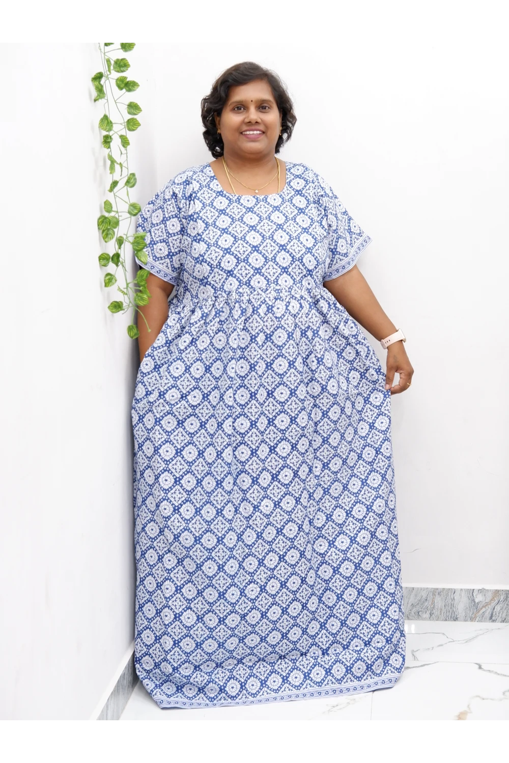 Comfort Fit Maternity Nighty – Side Zip Design