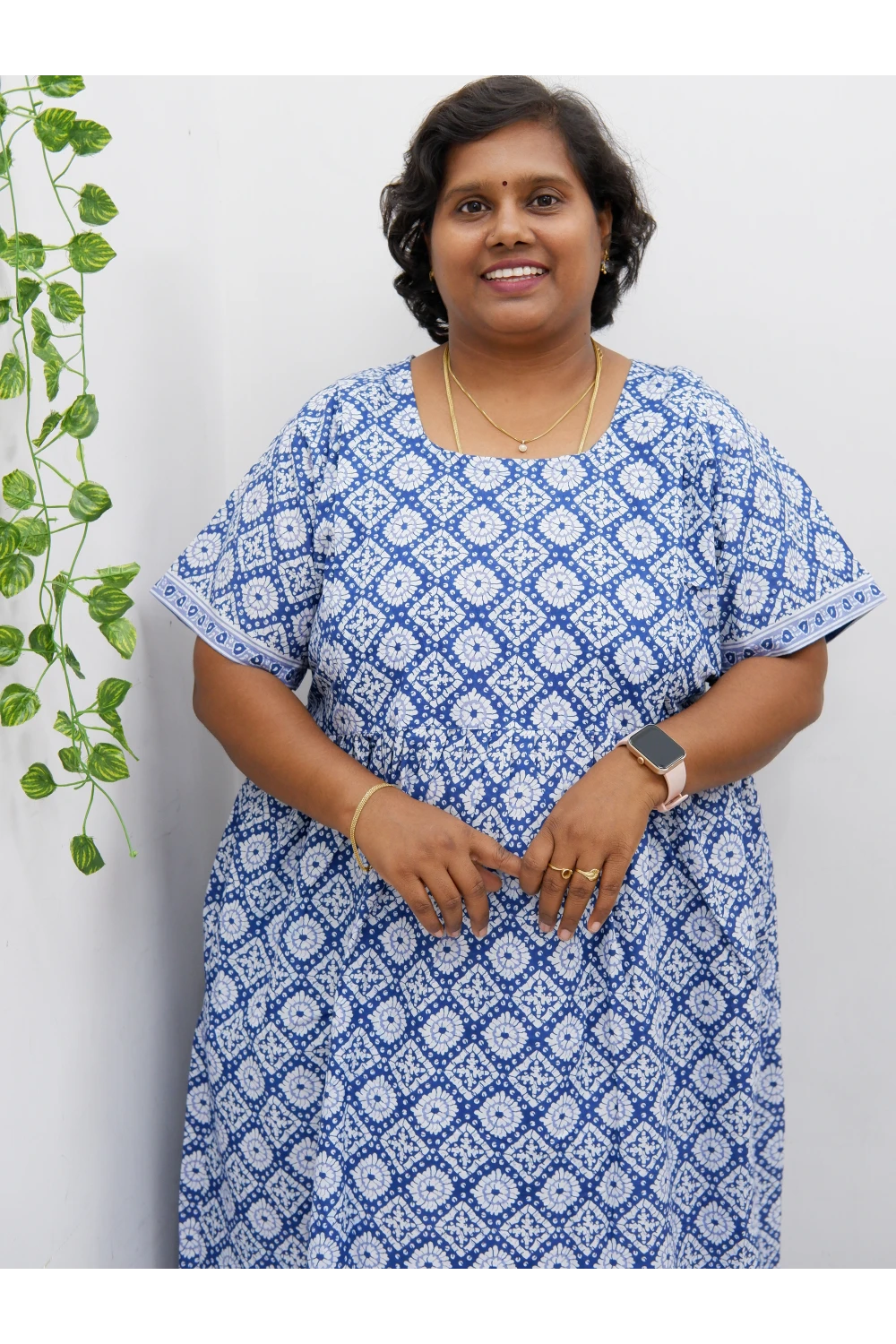 Comfort Fit Maternity Nighty – Side Zip Design