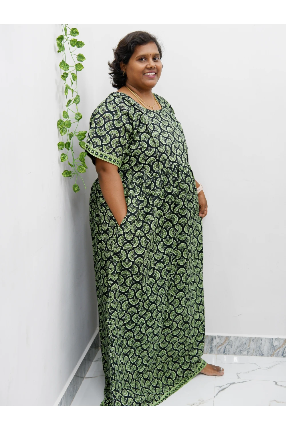 Comfort Fit Maternity Nighty – Side Zip Design