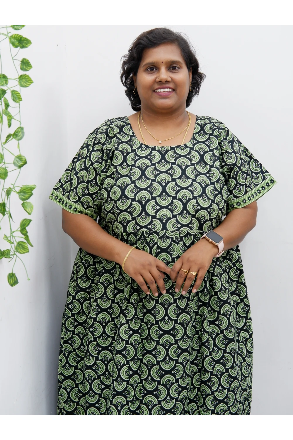 Comfort Fit Maternity Nighty – Side Zip Design