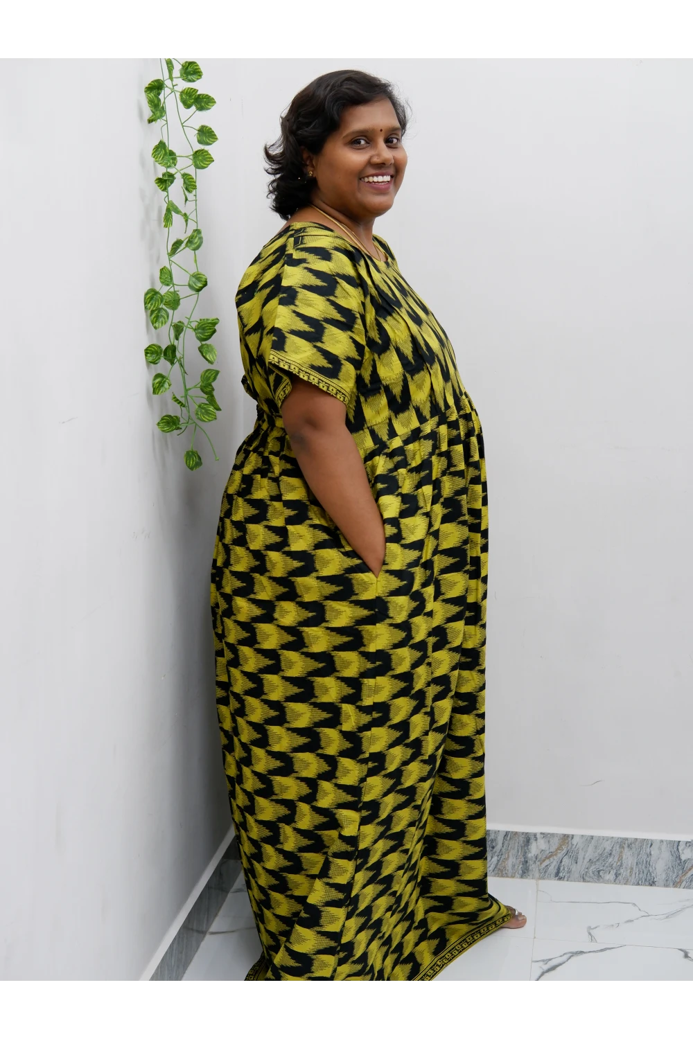 Comfort Fit Maternity Nighty – Side Zip Design