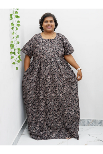 Comfort Fit Maternity Nighty – Side Zip Design