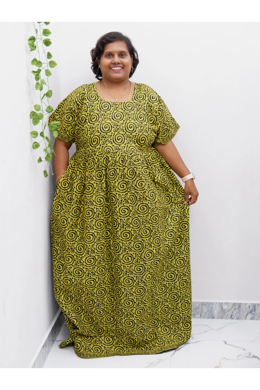 Comfort Fit Maternity Nighty – Side Zip Design