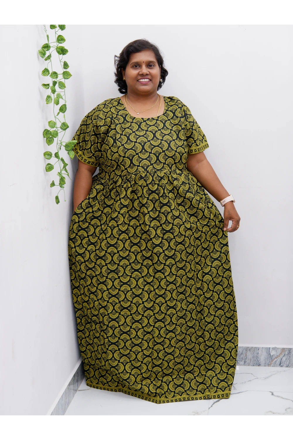 Comfort Fit Maternity Nighty – Side Zip Design