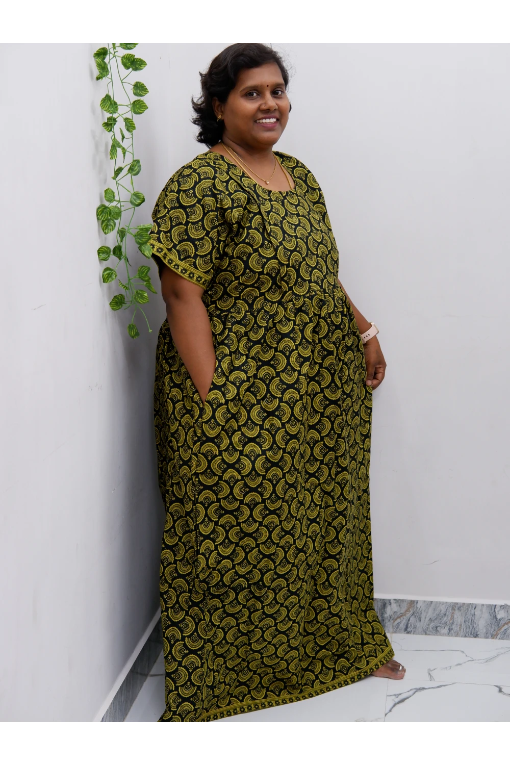 Comfort Fit Maternity Nighty – Side Zip Design