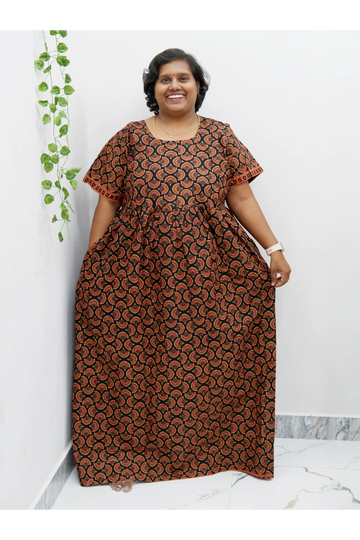 Comfort Fit Maternity Nighty – Side Zip Design