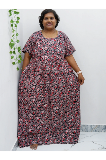 Comfort Fit Maternity Nighty – Side Zip Design