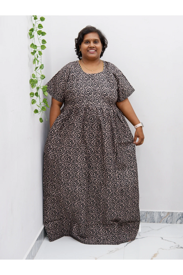 Comfort Fit Maternity Nighty – Side Zip Design