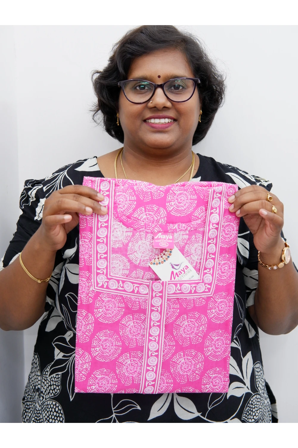 Plus Size Elegant Zip Nighty – Jyothi Cotton Breeze