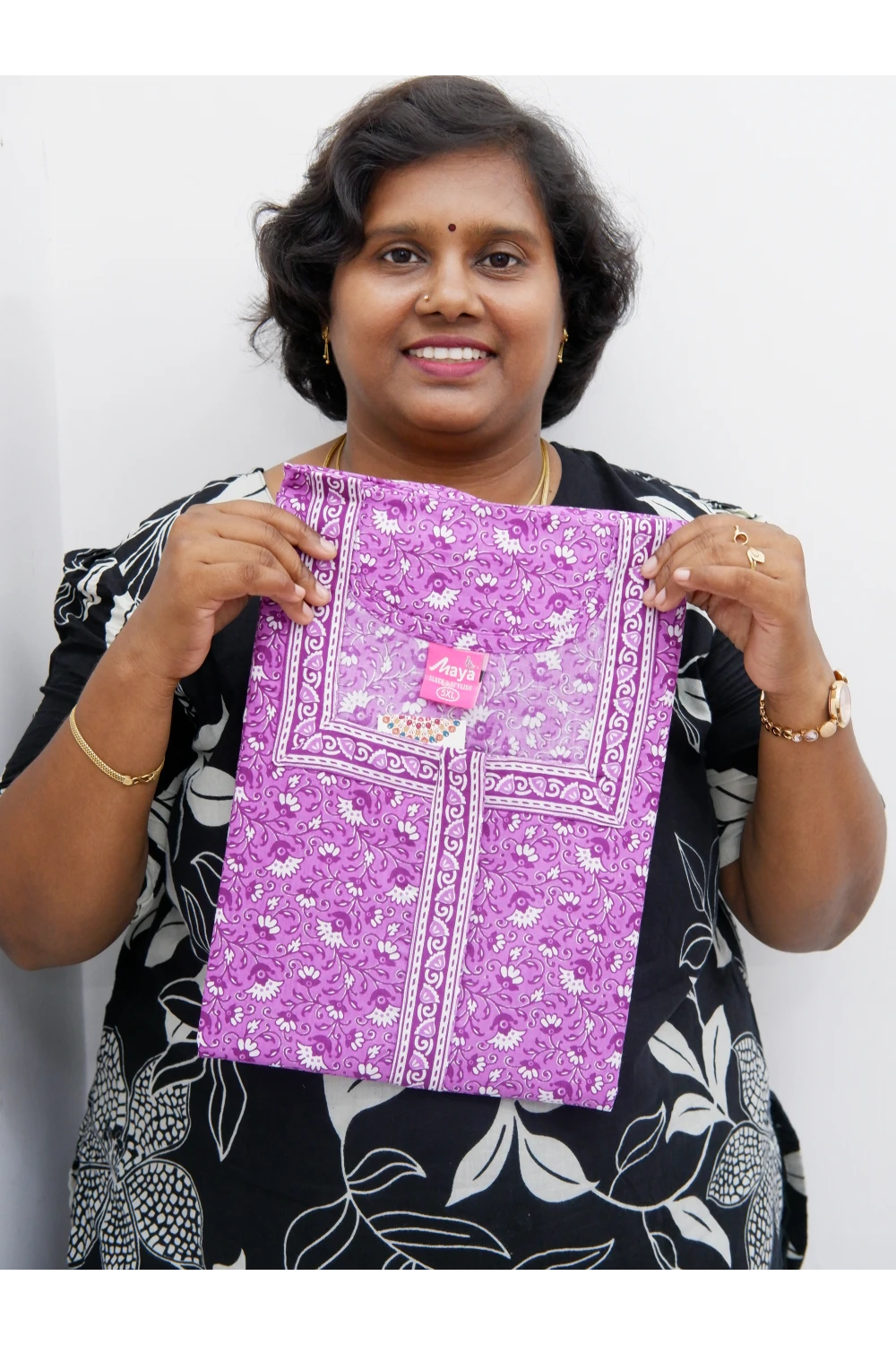 Plus Size Elegant Zip Nighty – Jyothi Cotton Breeze