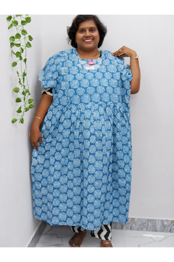 Comfort Fit Maternity Nighty – Side Zip Design