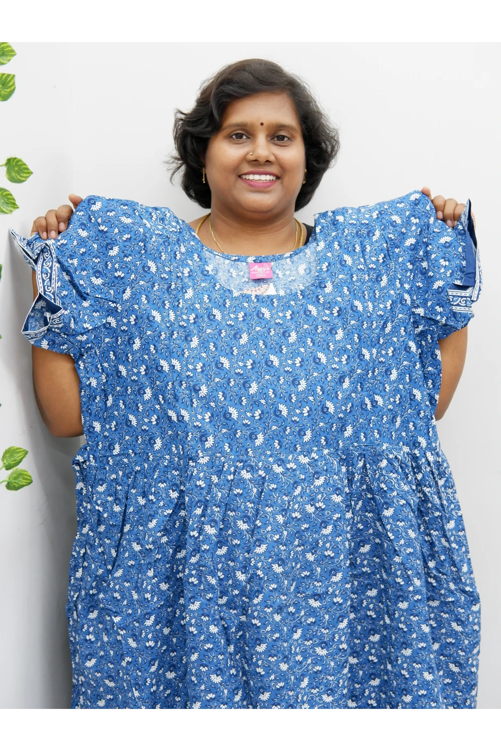 Comfort Fit Maternity Nighty – Side Zip Design
