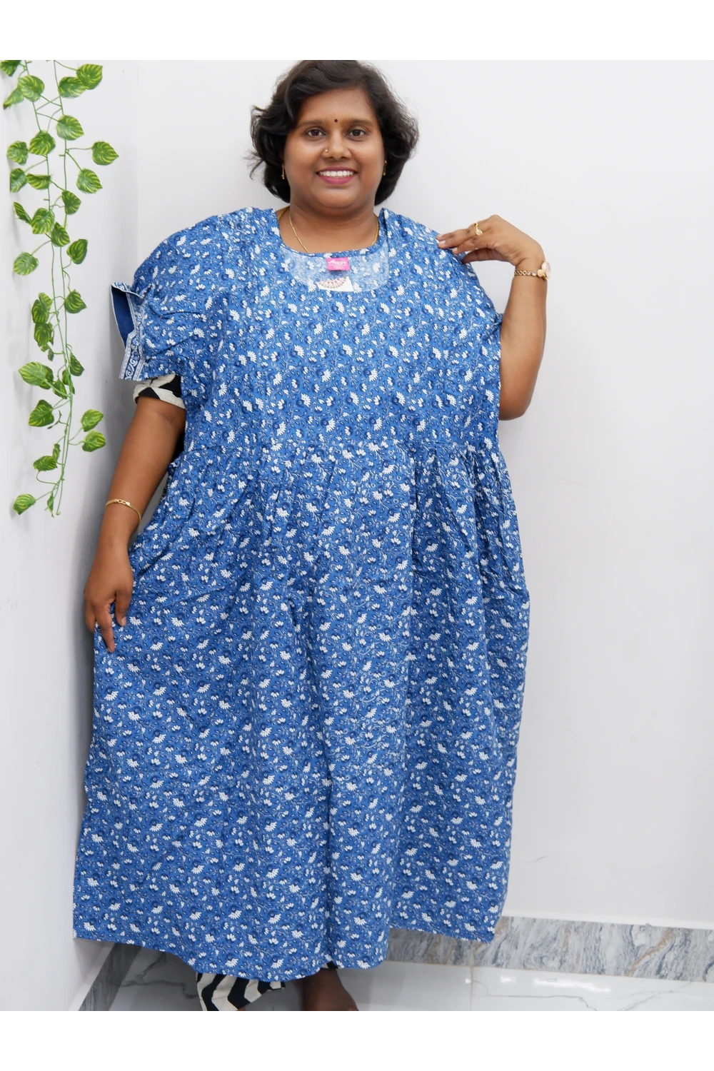 Comfort Fit Maternity Nighty – Side Zip Design