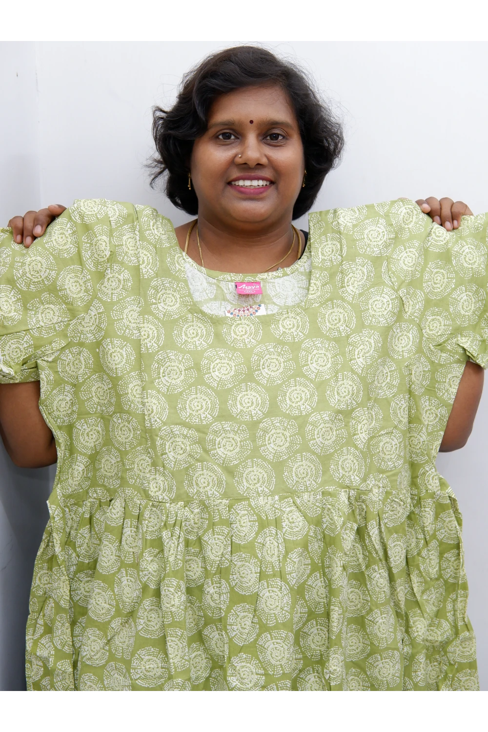 Comfort Fit Maternity Nighty – Side Zip Design