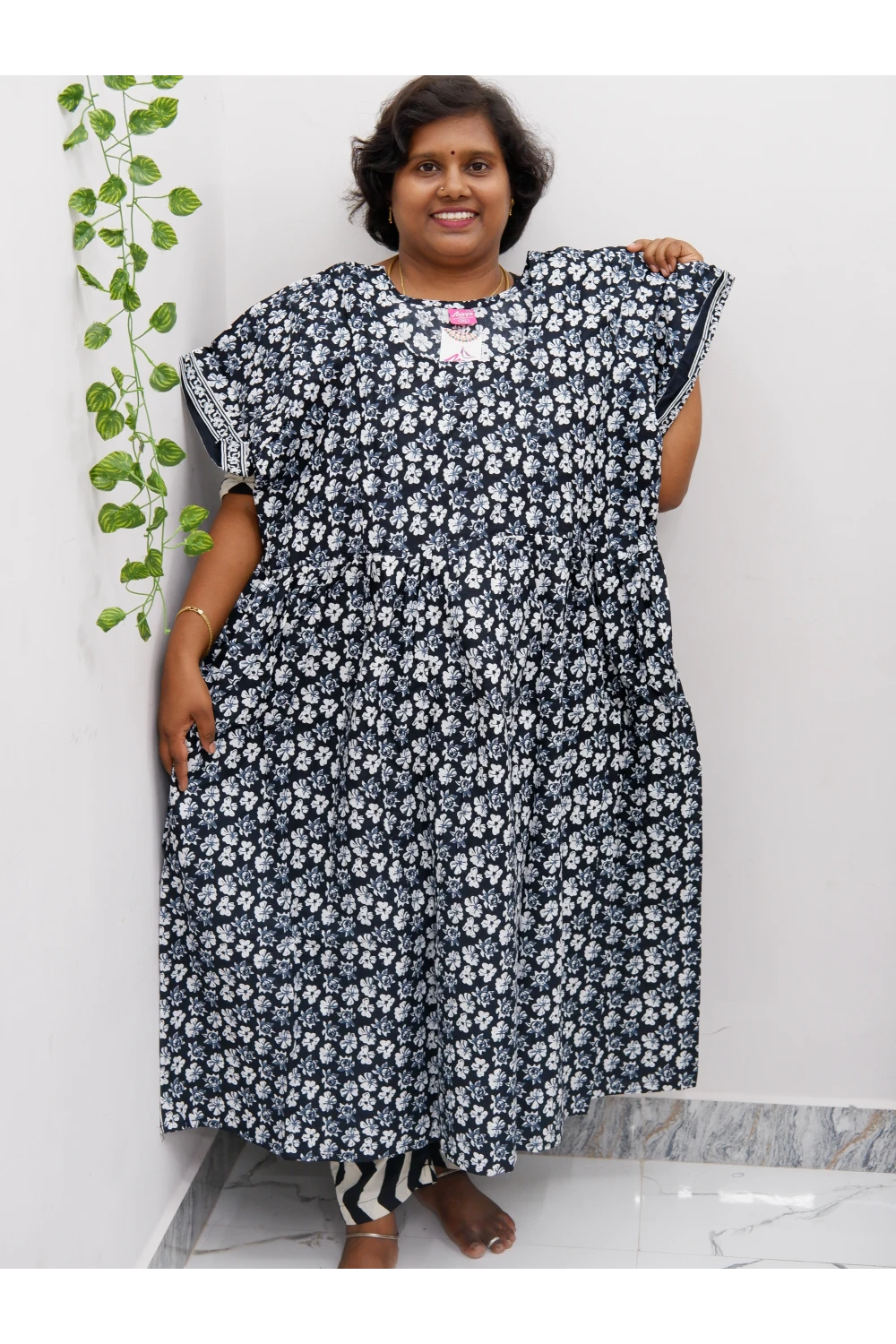 Comfort Fit Maternity Nighty – Side Zip Design