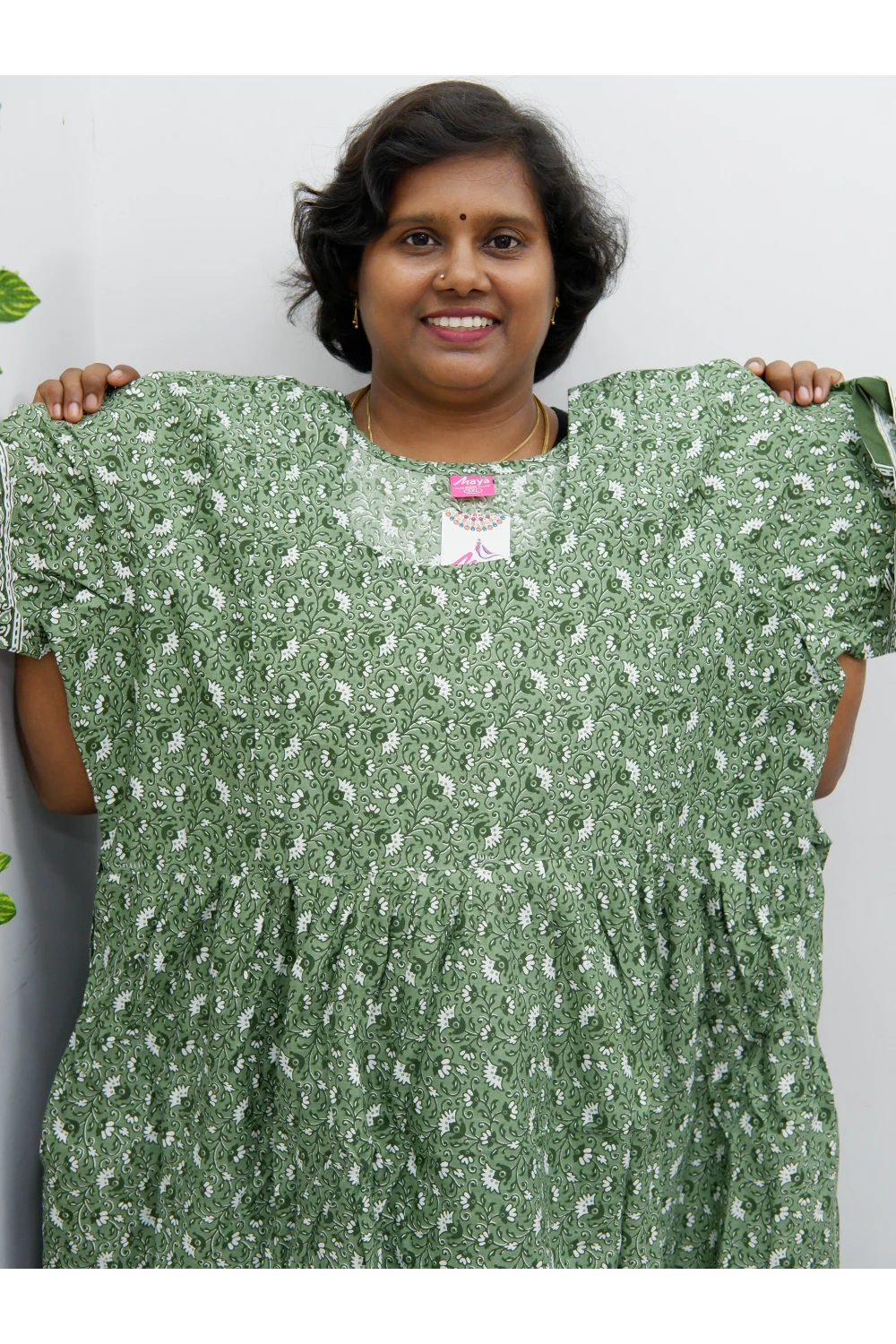 Comfort Fit Maternity Nighty – Side Zip Design