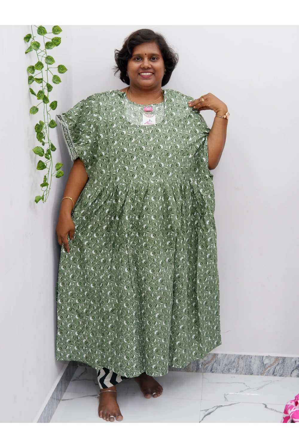 Comfort Fit Maternity Nighty – Side Zip Design