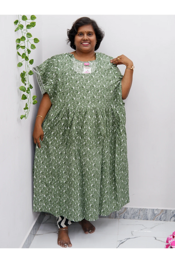 Comfort Fit Maternity Nighty – Side Zip Design