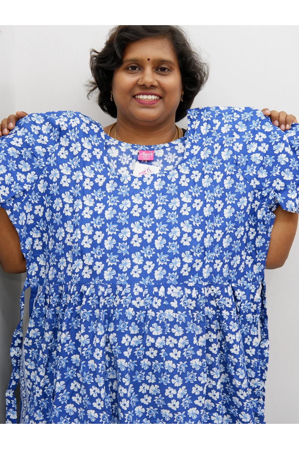 Comfort Fit Maternity Nighty – Side Zip Design